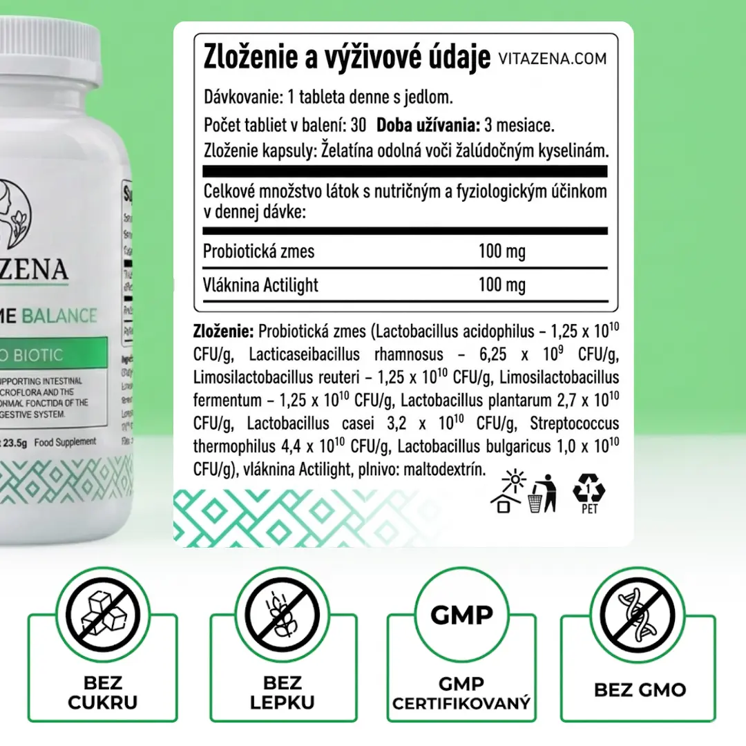 Microbiome Balance - Pre zdravé trávenie a vyváženú črevnú flóru