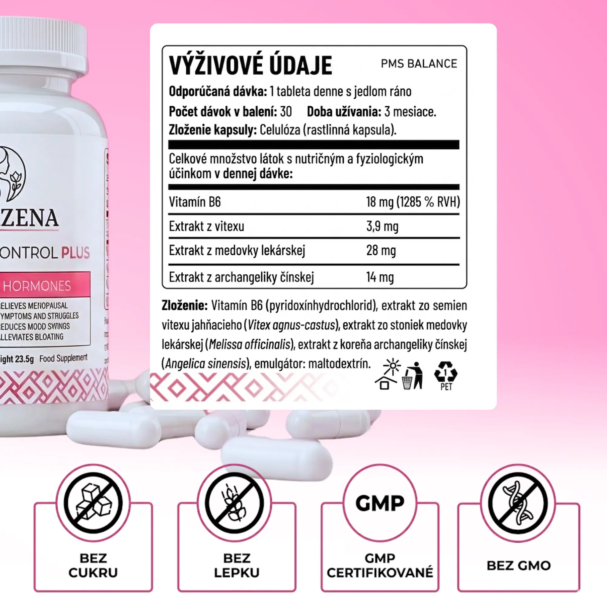 Hormone Control Plus – Podpora pre ženy v menopauze a perimenopauze