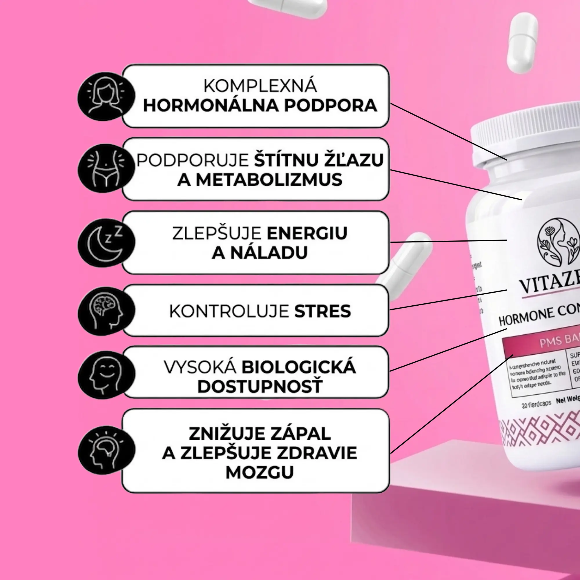 Hormone Control Plus – Podpora pre ženy v menopauze a perimenopauze