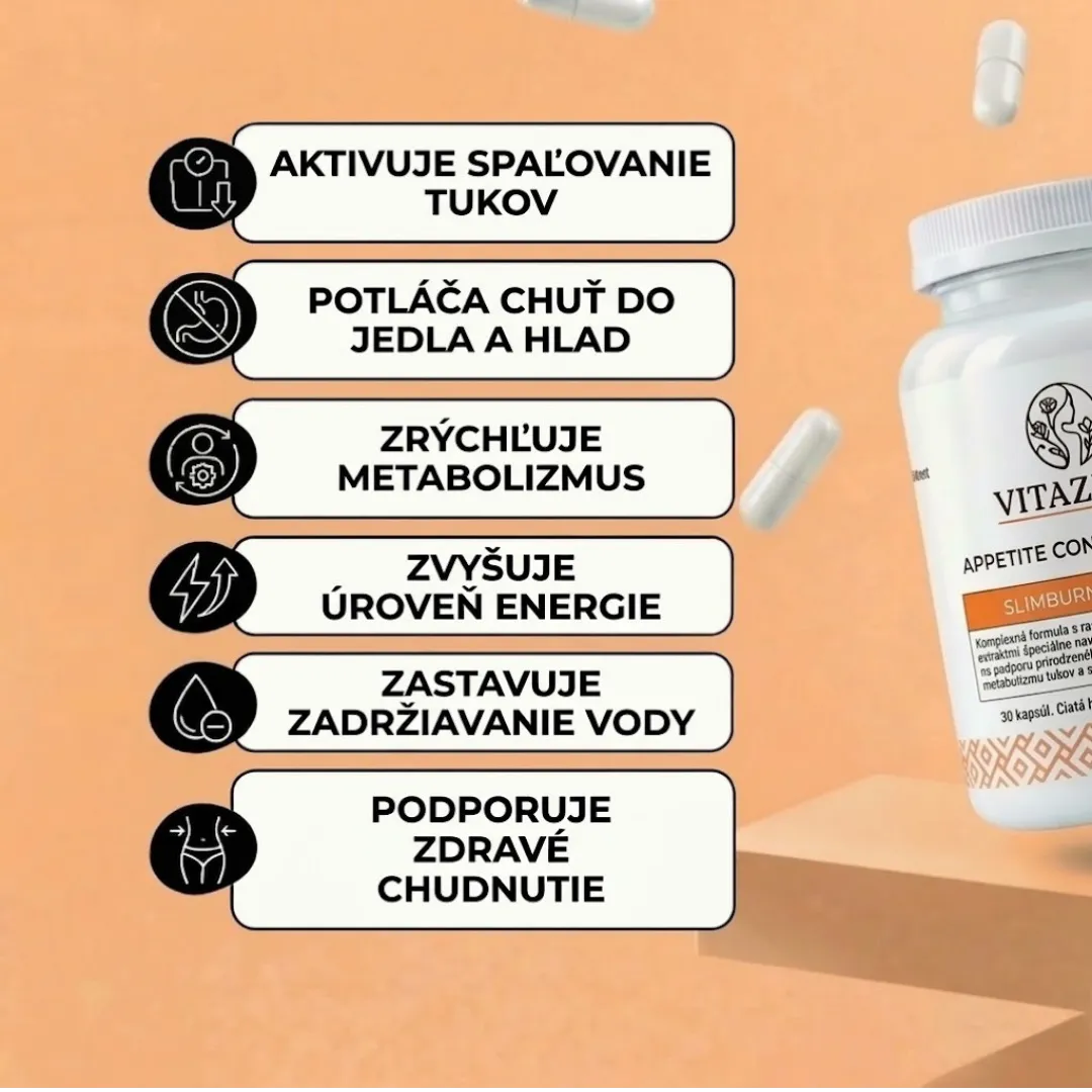 Appetite Control Active - Pre kontrolu chuti do jedla a redukciu hmotnosti