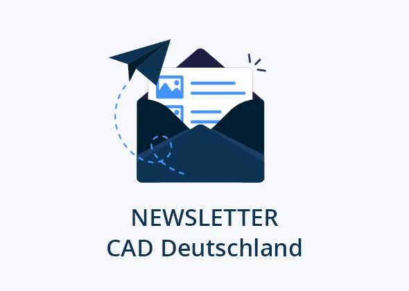 Textanzeige mit Bild im Newsletter CAD Deutschland 