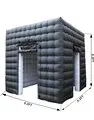 Black Inflatable Booth