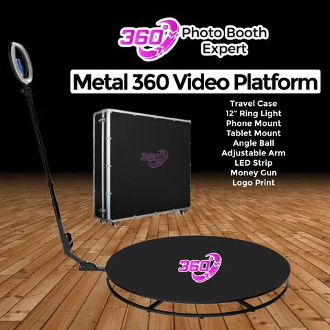 metal 360 photo booth platform for sale