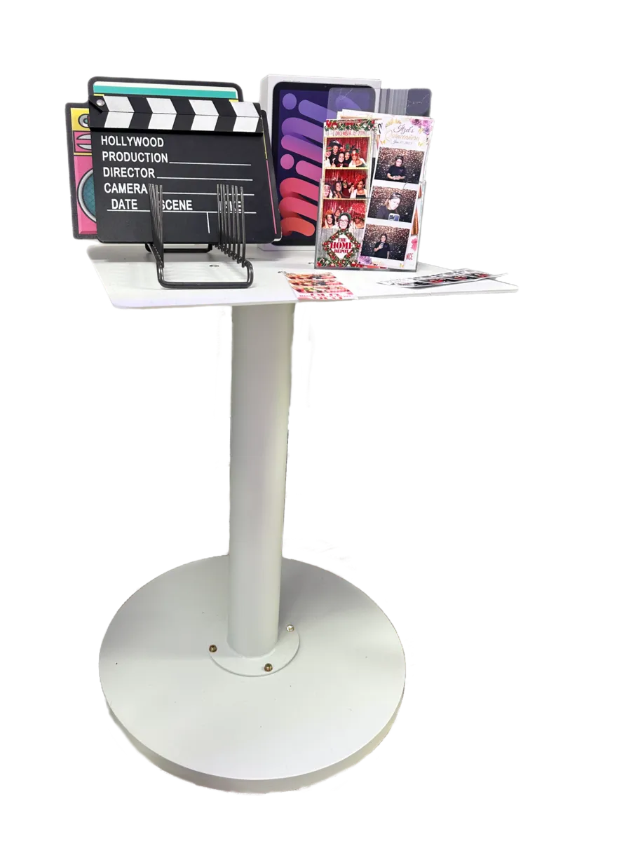 printer stand or prop table for photo booths