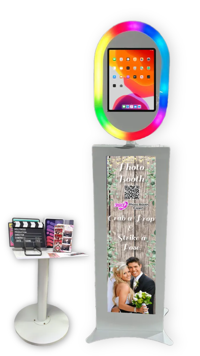 divine ipad photo booth with monitor
