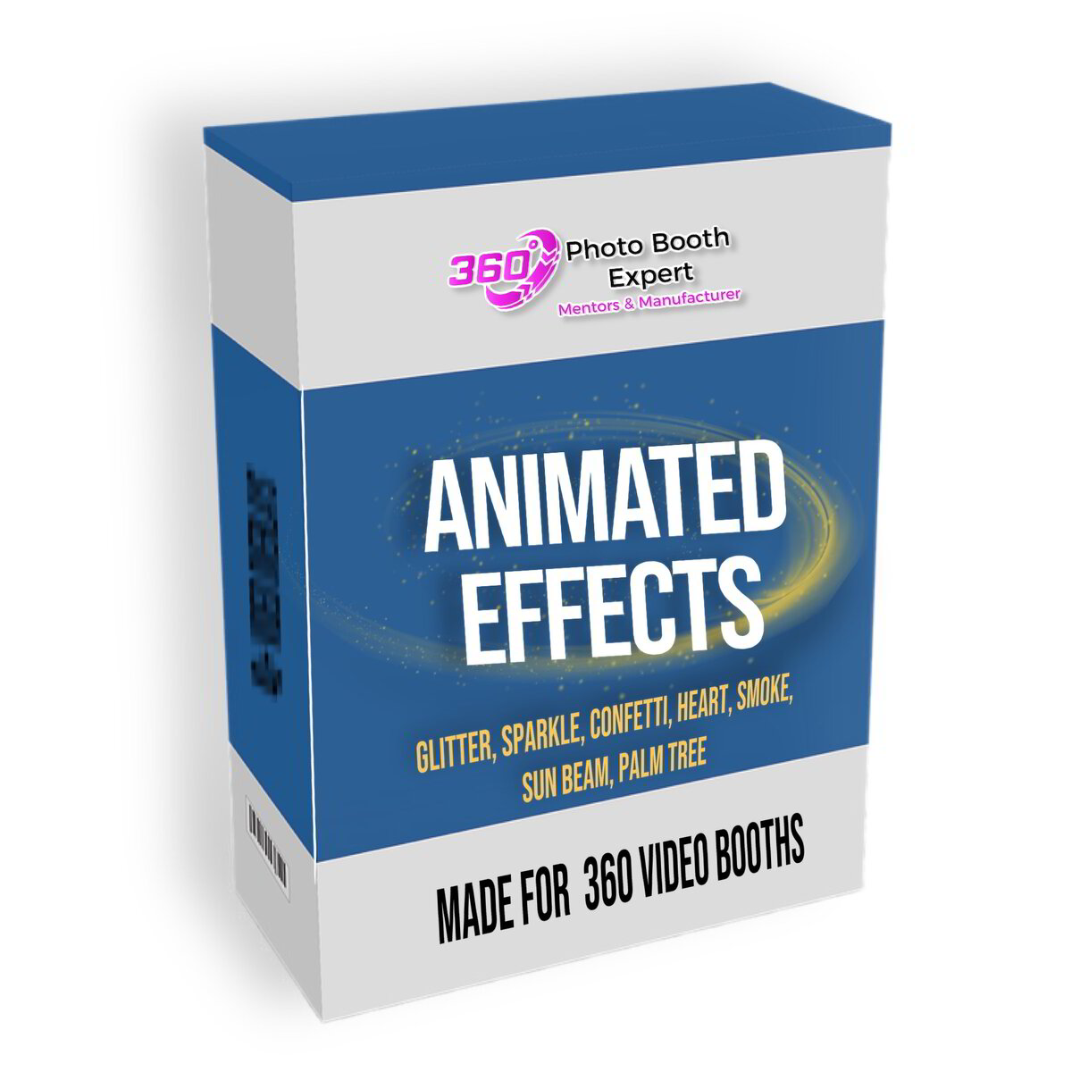40 Animated Effects for 360 App - 5 Overlays Sizes per Effect (One-Time  Purchase)