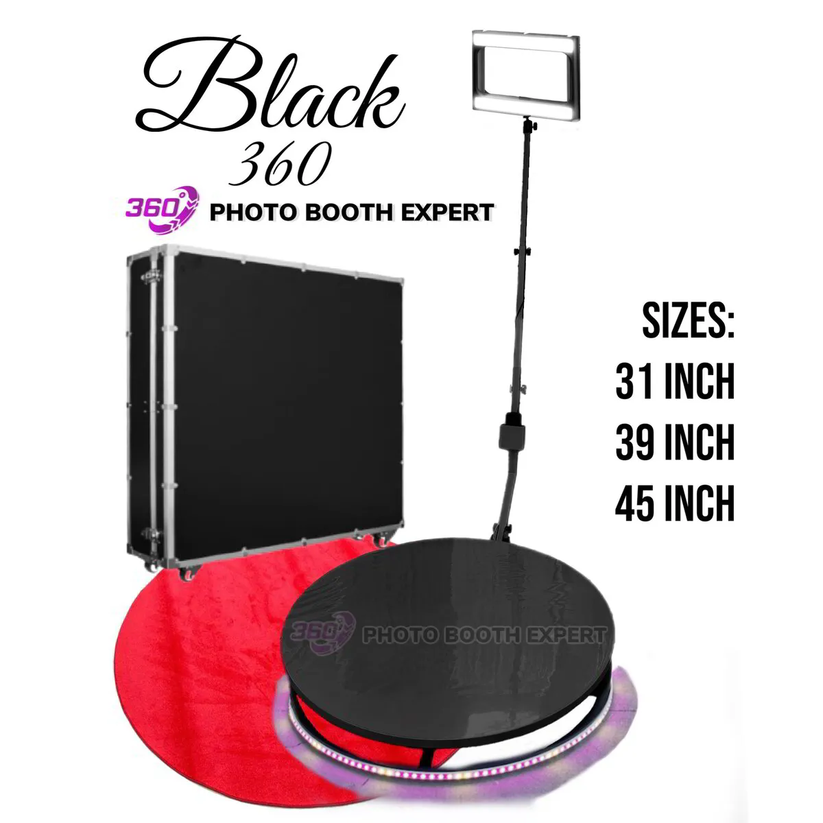 Black 360 Photo Booth