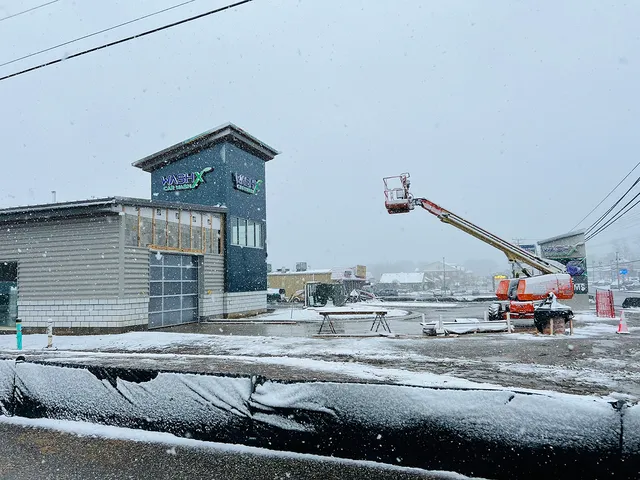 Construction underway at future WashX Car Wash in Aberdeen