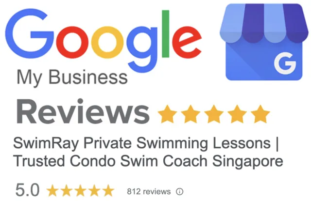 Google Reviews SwimRay Private Swimming Lessons Singapore
