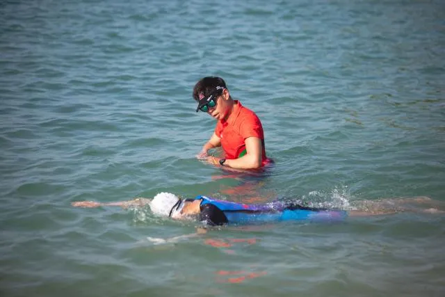 Open Water Swimming Lessons at Sentosa Beach