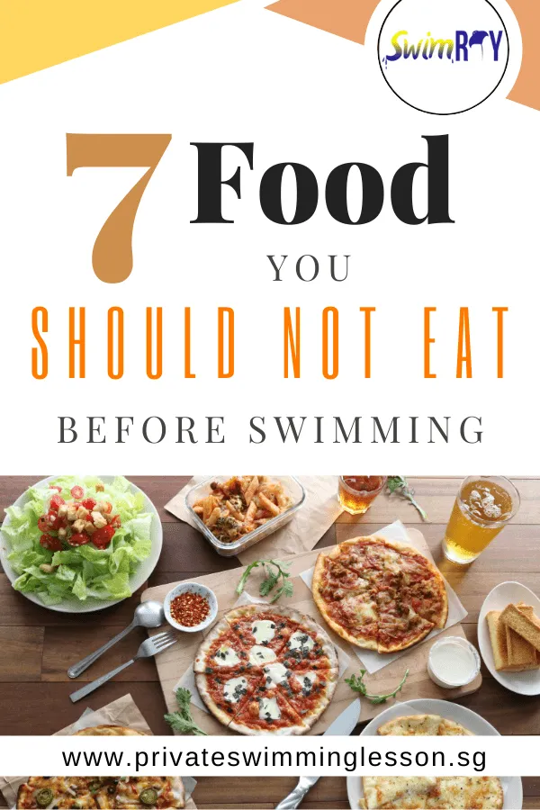 7 Foods You Should Not Eat Before Swimming