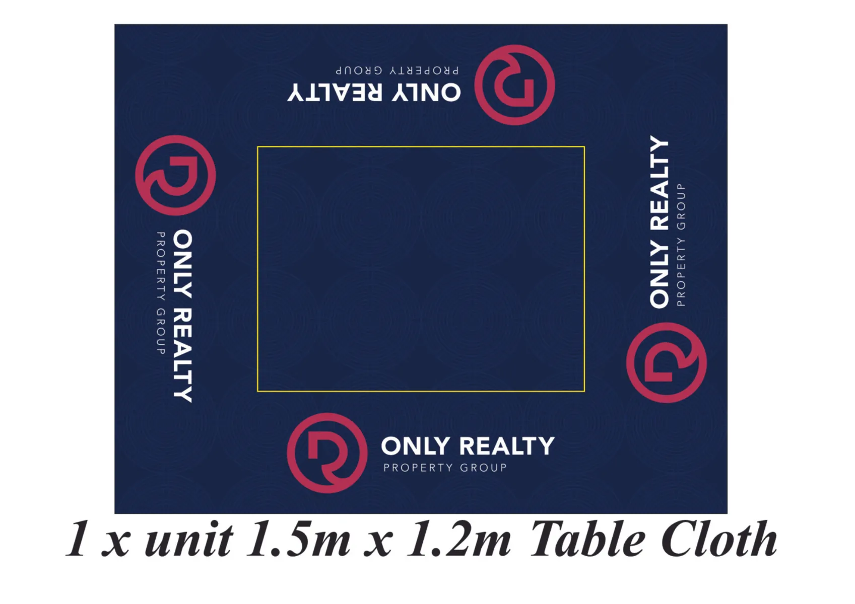 Only Realty Branded Table Cloth