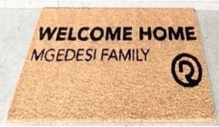 Personalised Welcome Mat