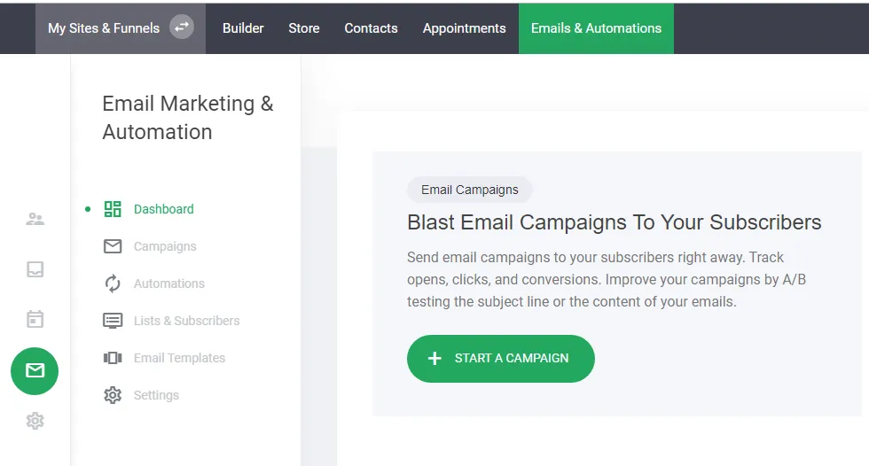 email marketing and automations