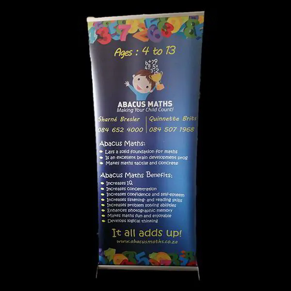 Abacus Maths Pull-up Banner
