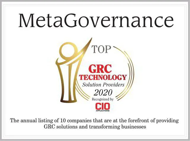 Top 10 GRC Technology Solutions Provider Award