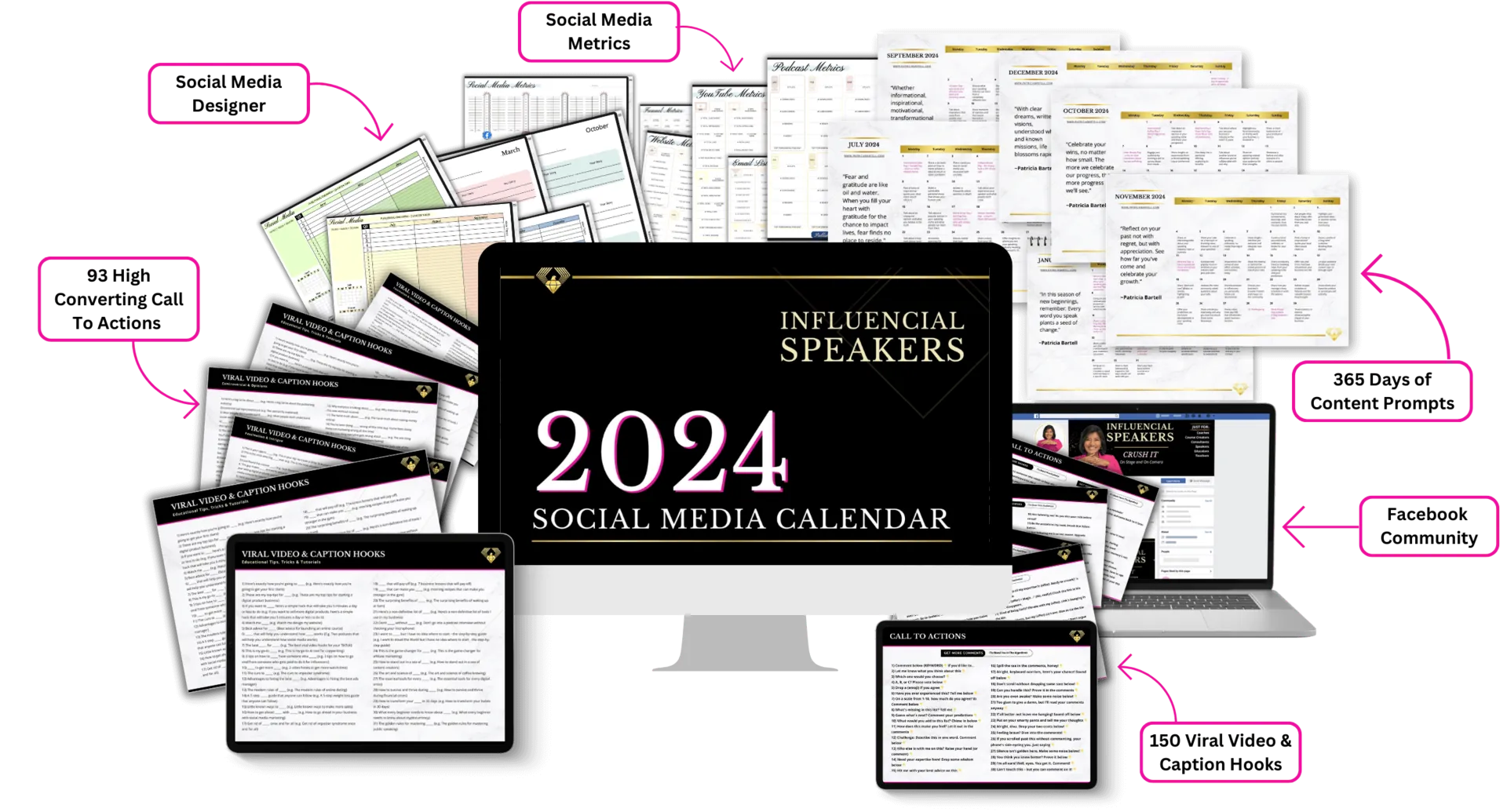 2024 VIRAL CONTENT CALENDAR FOR SPEAKERS