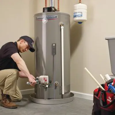 A water heater repair by a Vernon plumber