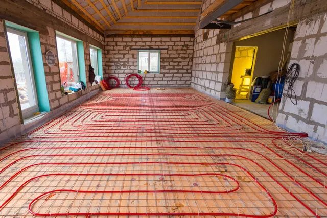 A radiant flooring system