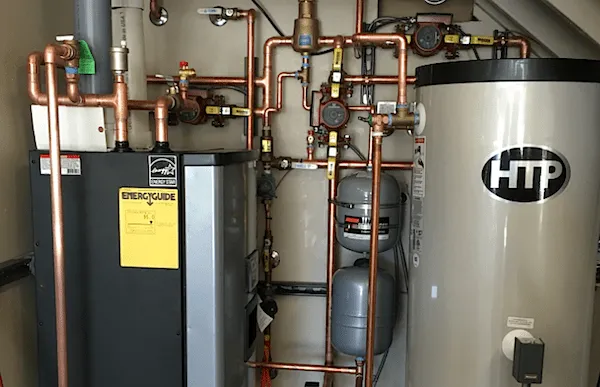 A newly maintained boiler system