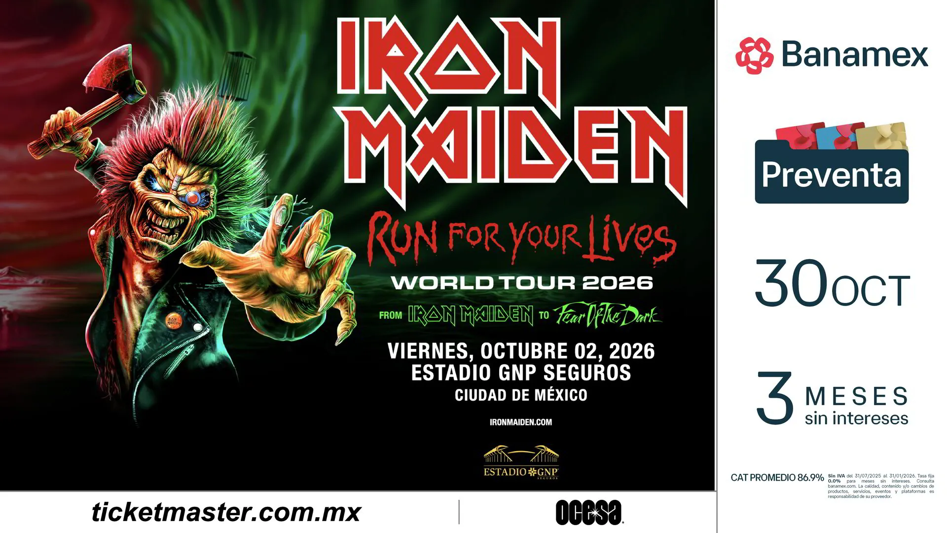 Iron Maiden's 2026 "Run For Your Lives"
