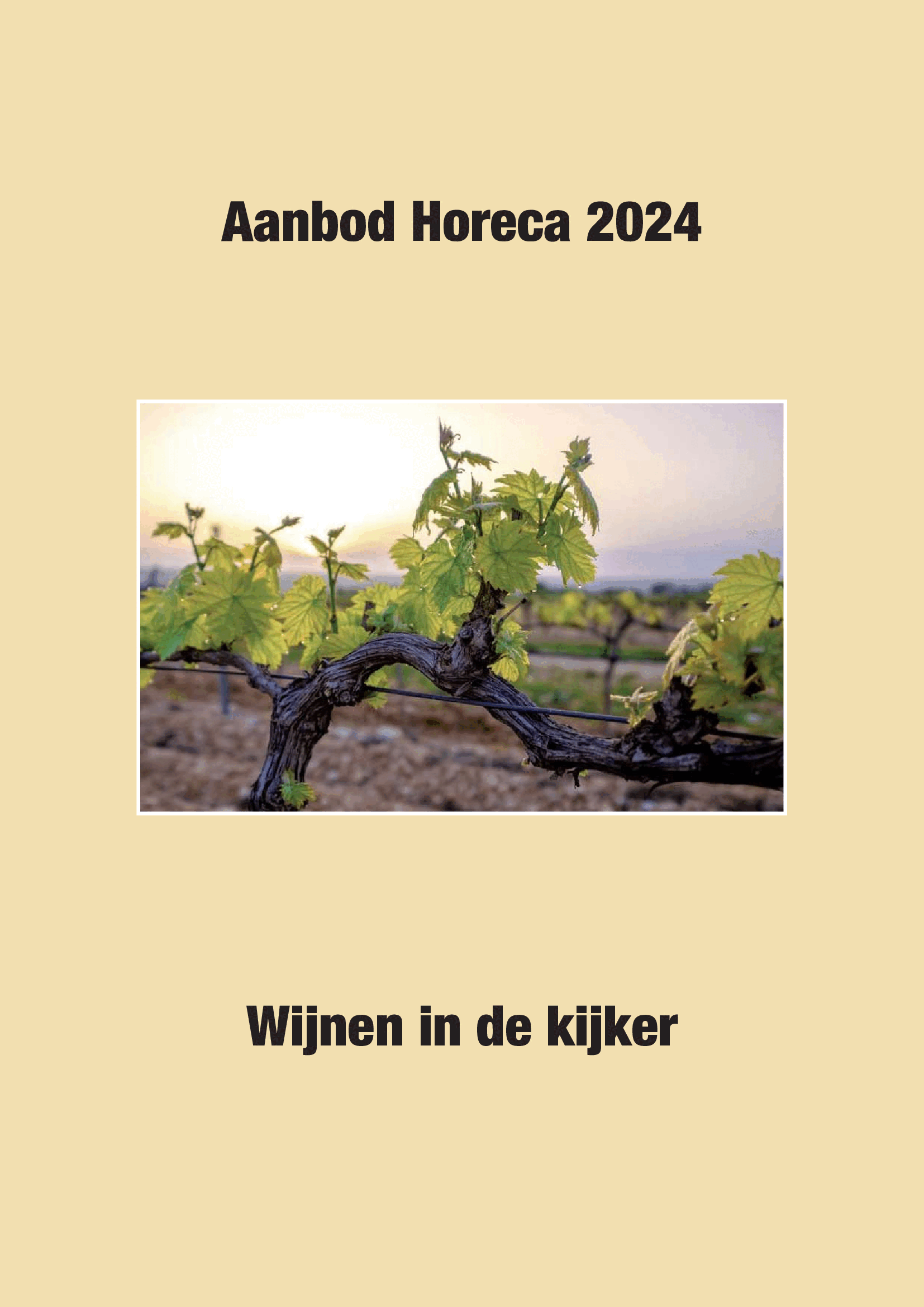 Online wijnbrochure Horeca 2024 beschikbaar