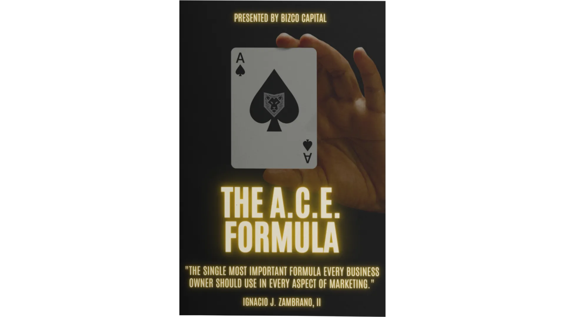 The A.C.E. Formula | Ignacio J. Zambrano, II