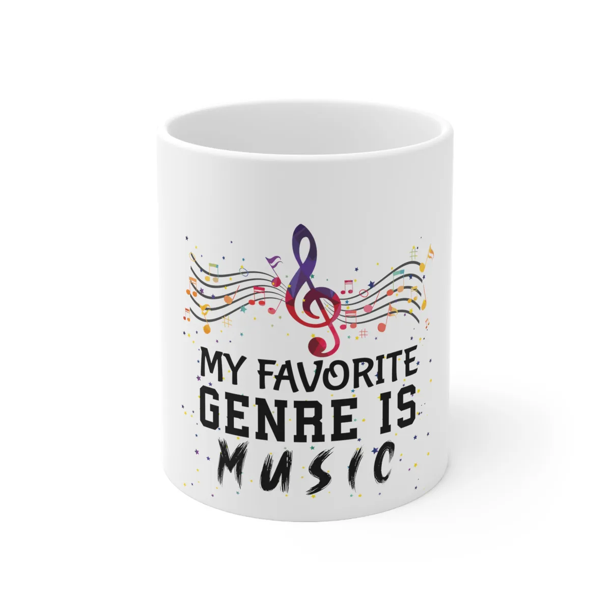 My Favorite Genre Is Music™ Treble Mug