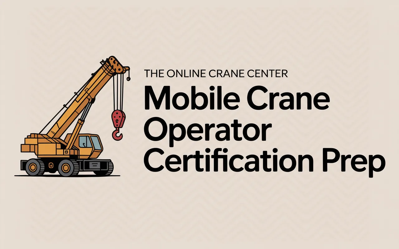 Master Mobile Crane Operation Online Course Certification
