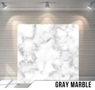 gray marble - photobooth rental - backdrop option
