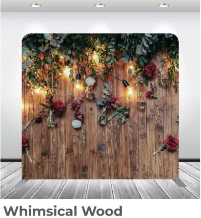 Whimsical wood - christmas photobooth rental 