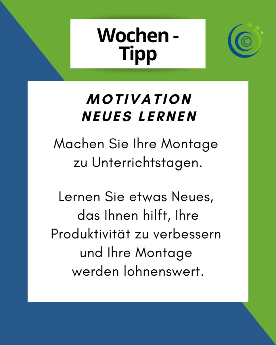 Wochen-Tipp 18 – Motivation – Neues Lernen