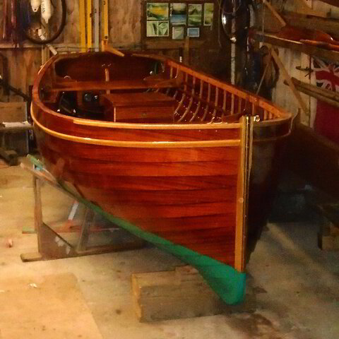 Nick Smith - Hand Built Wooden Clinker Boat For Sale