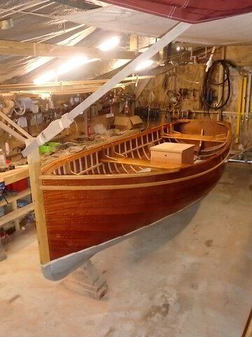 Nick Smith - Hand Built Wooden Clinker Boat For Sale