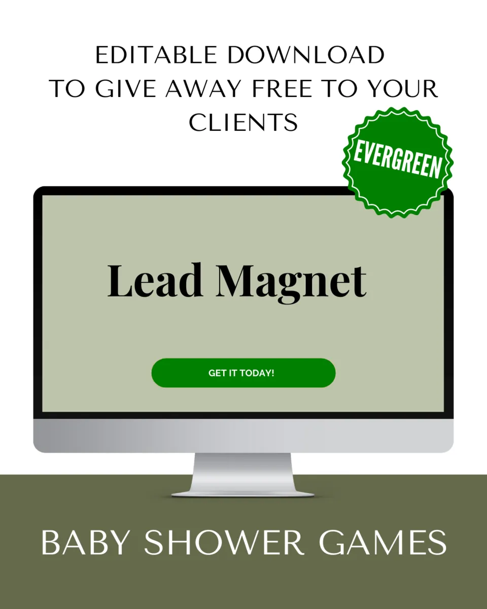 Baby Shower Games Lead Magnet