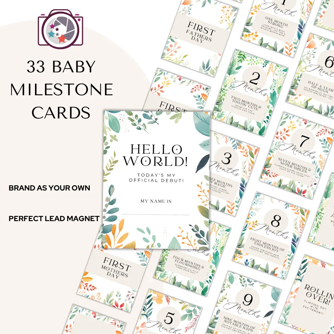 Baby Milestone Cards - Lead Magnet