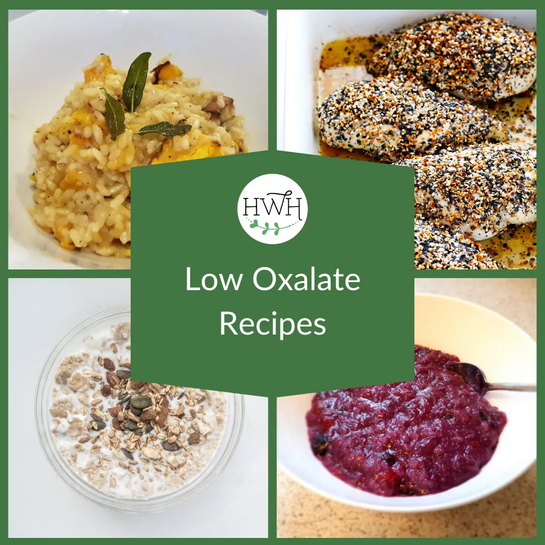 Low Oxalate Recipes