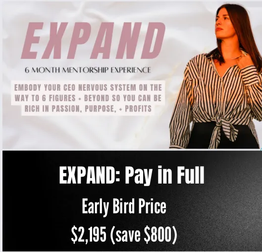 EXPAND: PAID IN FULL (early bird)