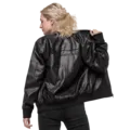 Faux Leather Premium Bomber Jacket