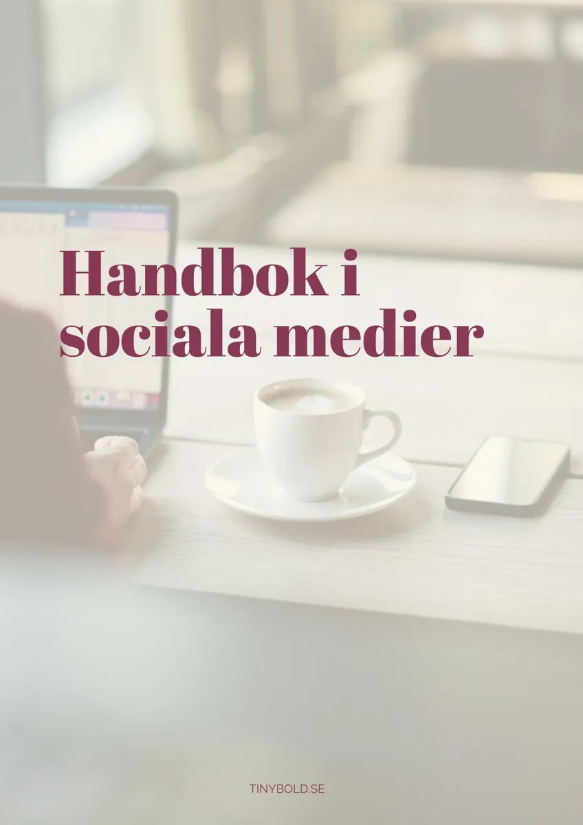 Handbok i Sociala Medier
