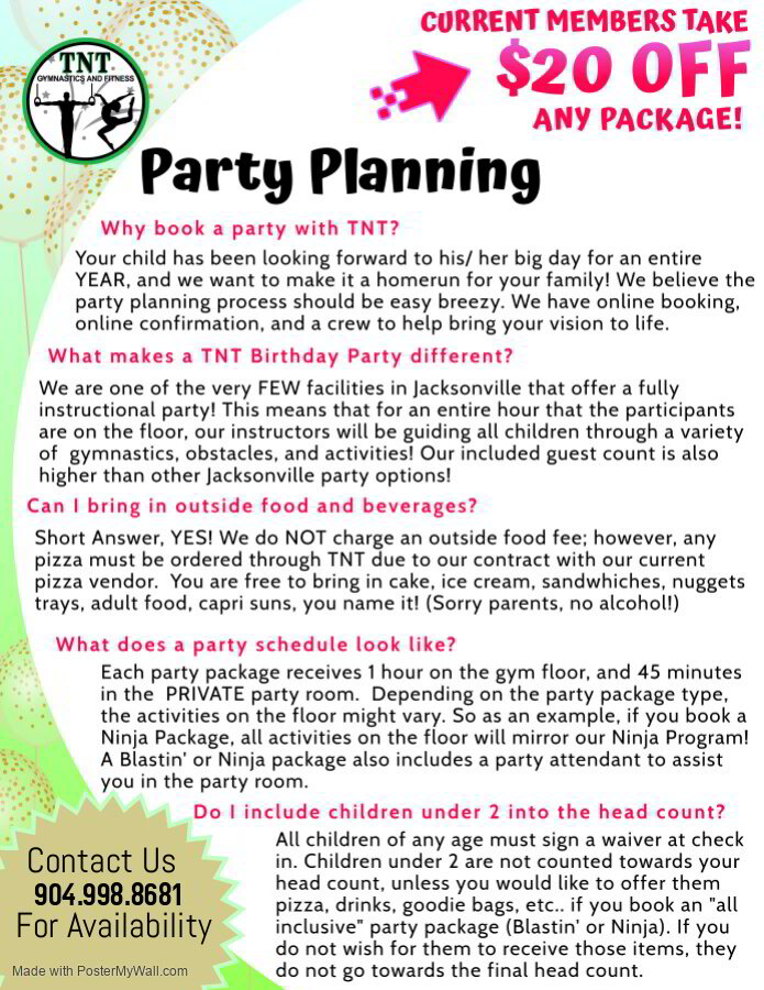 party planner education