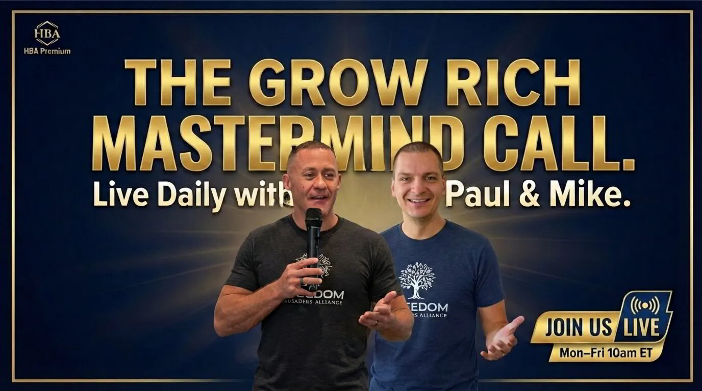 Grow Rich Mastermind Call