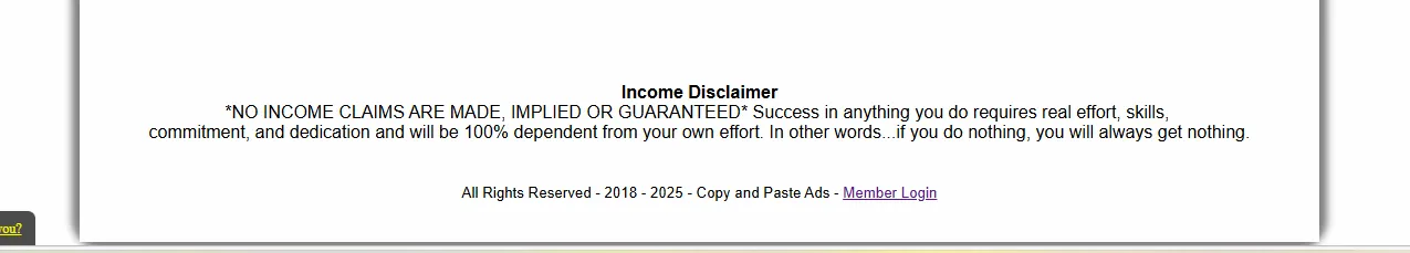 Simple Copy Paste Ads