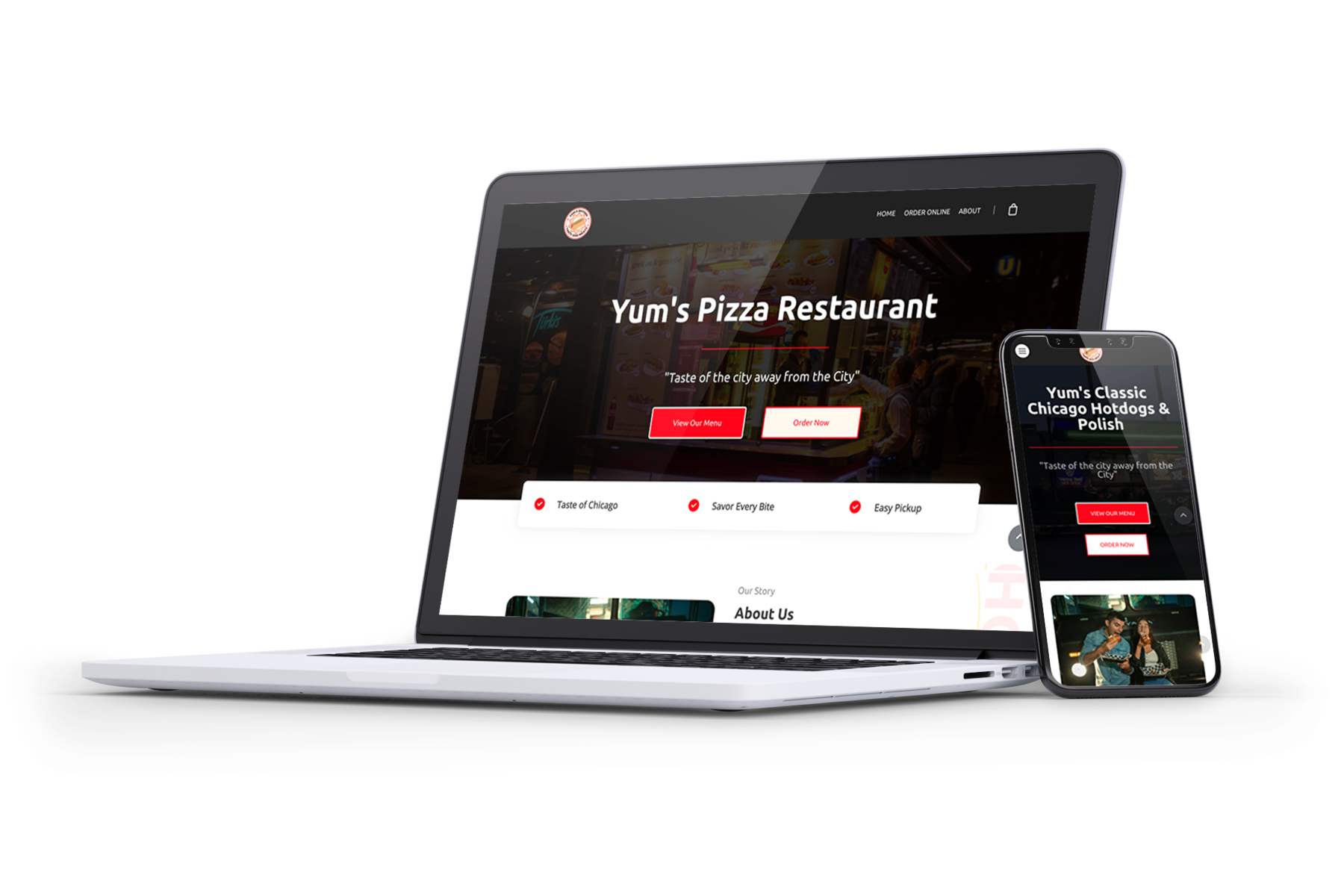 Food Truck Website Template Food Truck Website Template