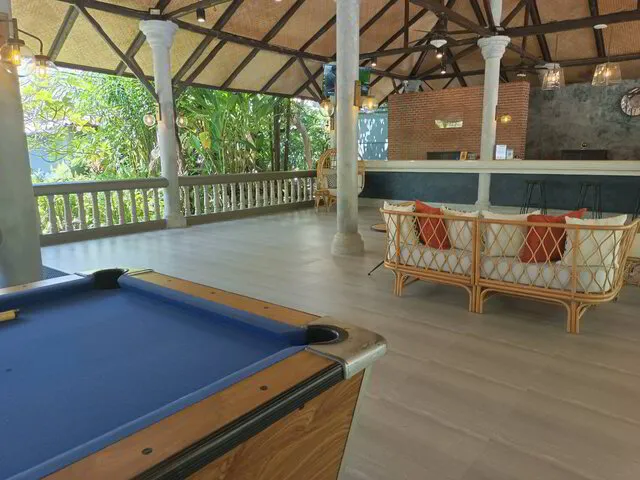Play pool in our lobby with your friends