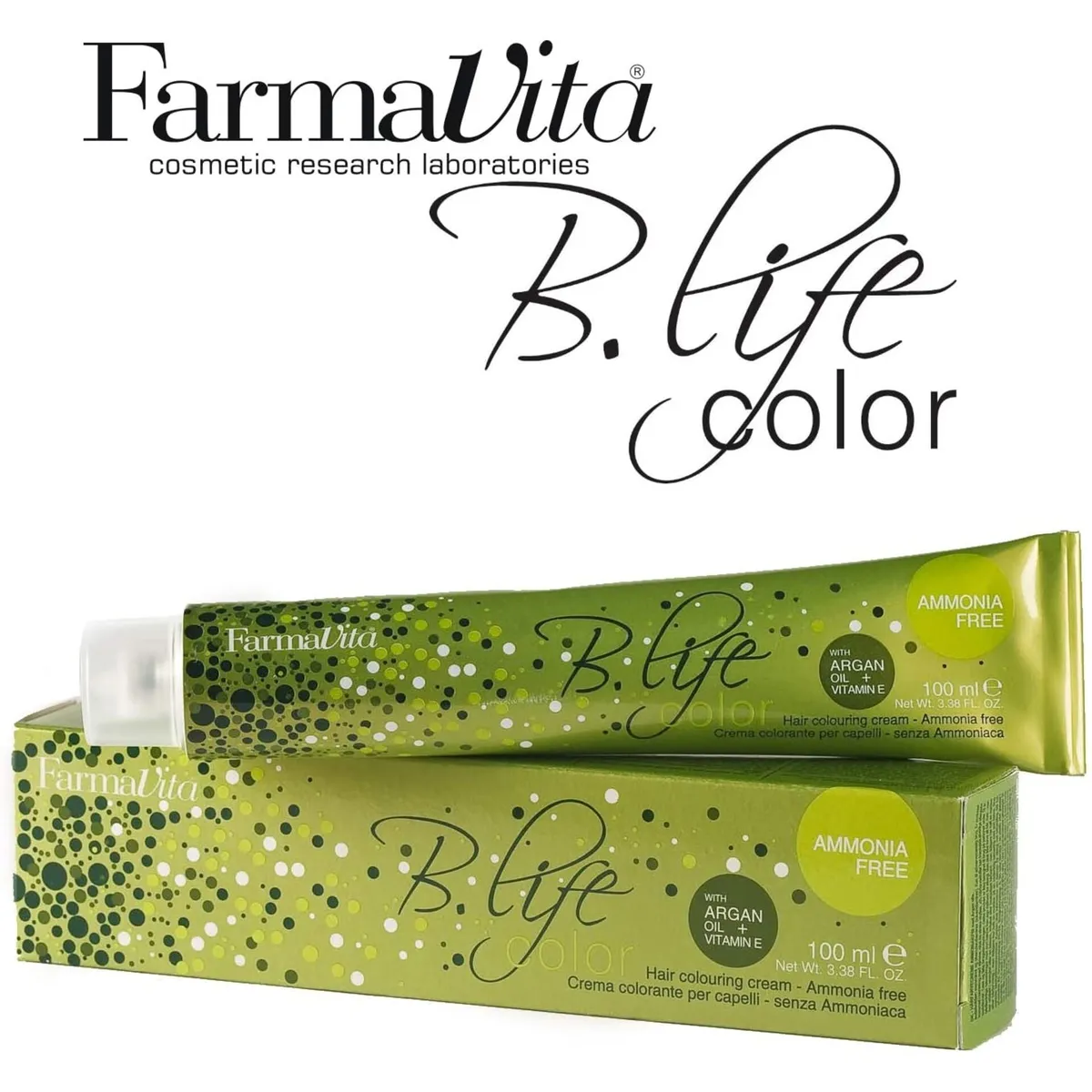 Безамонячна боя за коса с арганово масло FARMAVITA B.LIFE COLOR