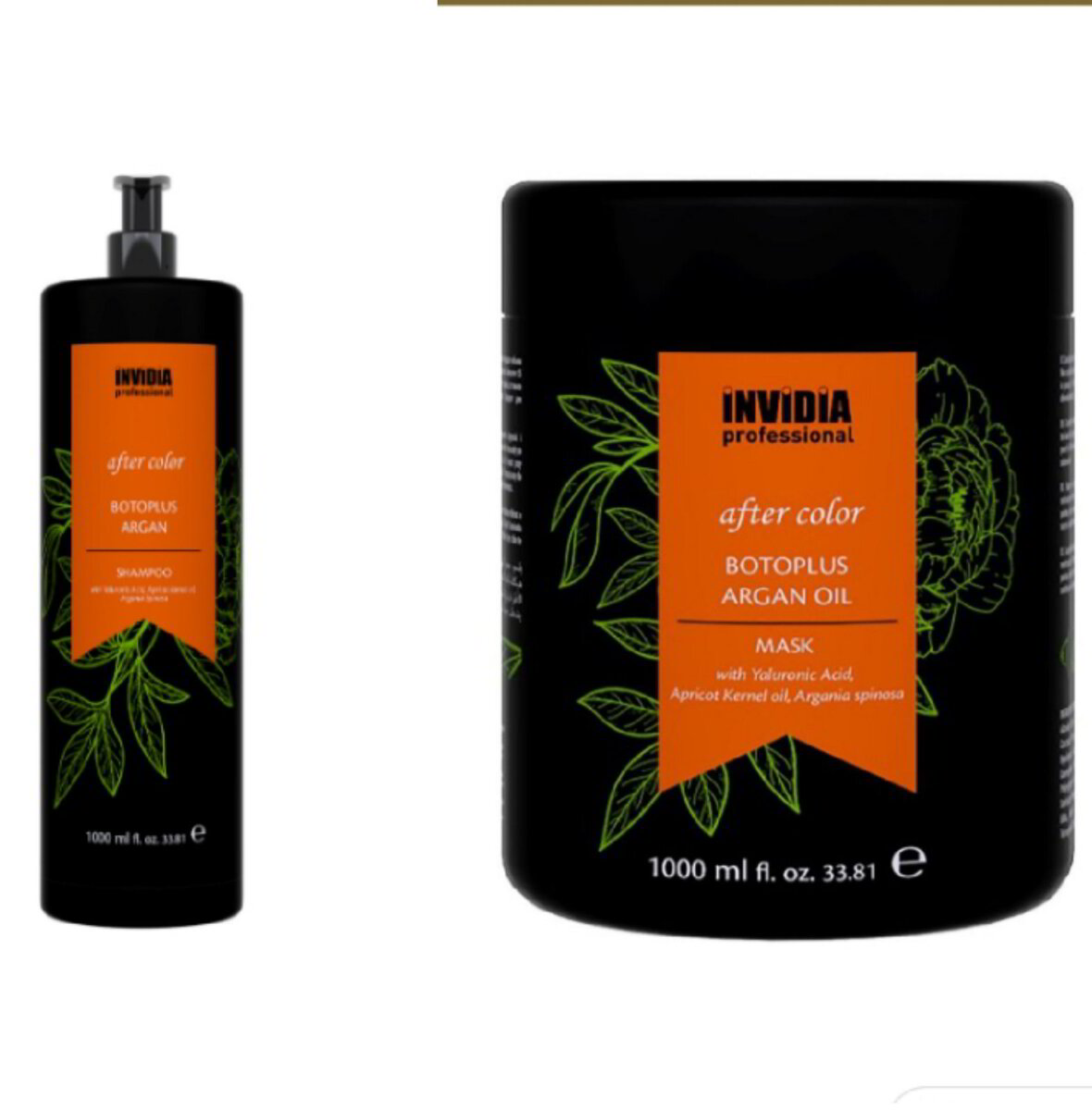 Комплект терапия шампоан и маска с ботокс и арган INVIDIA BOTOPLUS ARGAN