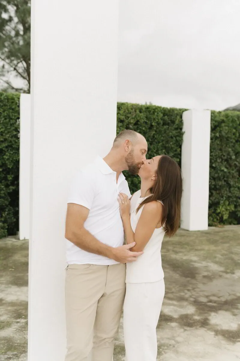 Couple portrait in warm afternoon light