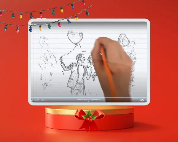 Рисувано видео за подарък