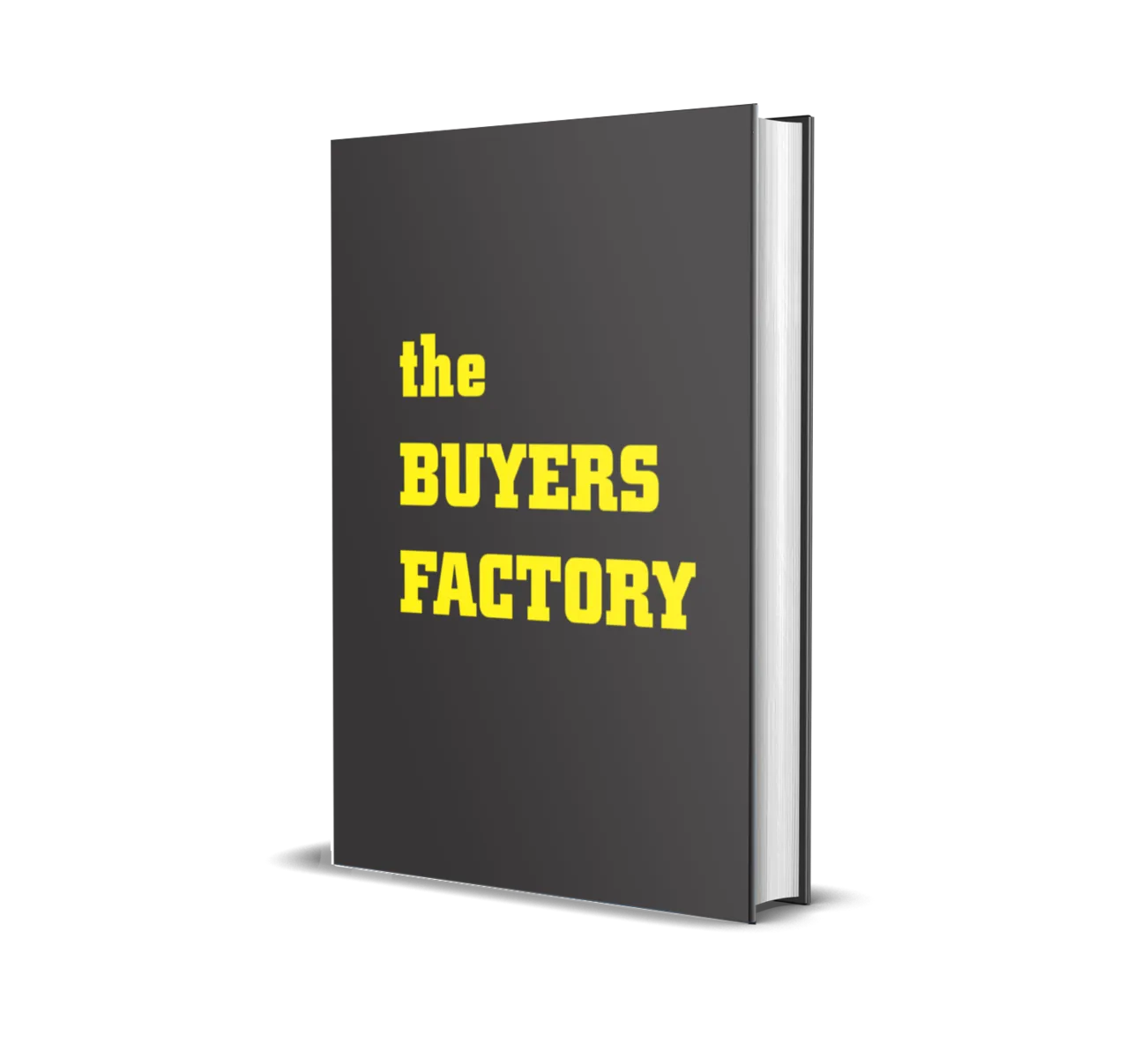 The buyers factory book (preorder, exiting end of 2021)